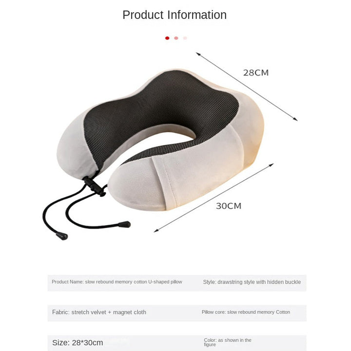 U-Shaped Memory Foam Travel Pillow