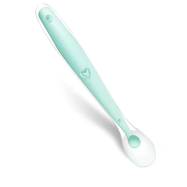 Baby Silicone Soft Spoon - Temperature Sensing Feeding Spoons for Infants & Kids