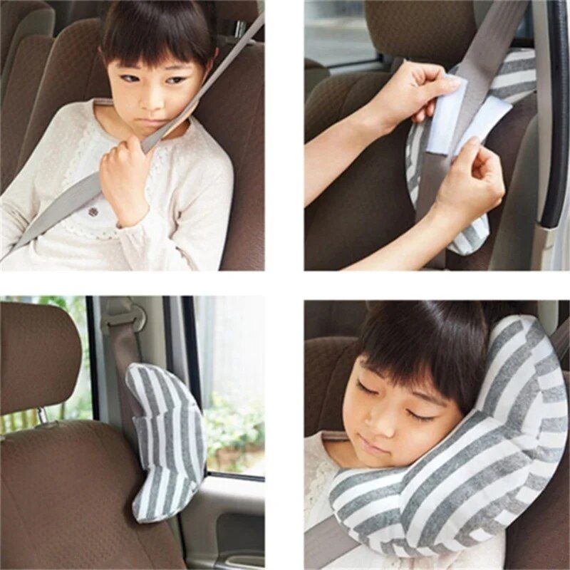 Kid-Friendly Car Seat Belt Pillow