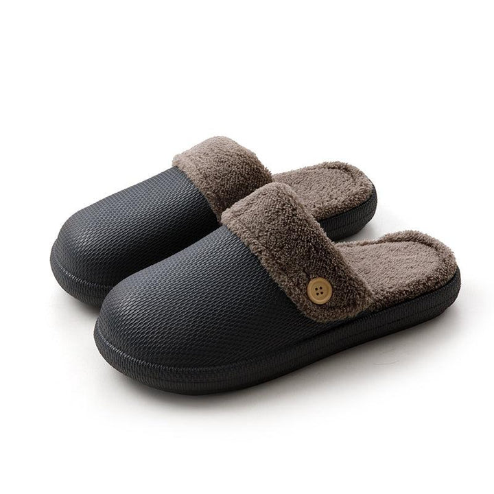 Home Household Couple Non-slip Cotton Slippers