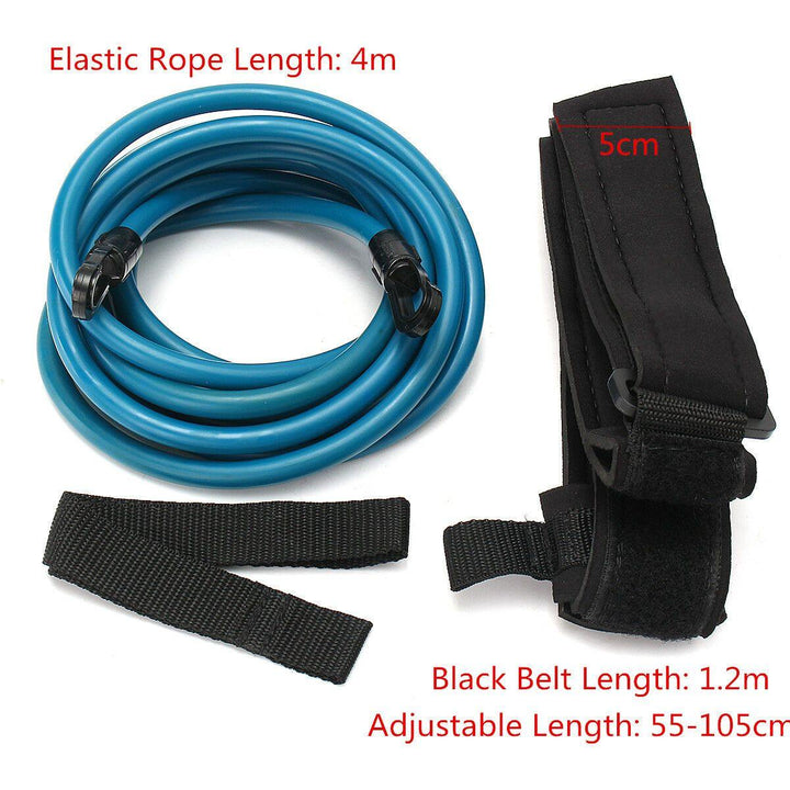 Swim Bungee Training Belt Swimming Pool Resistance Safety Leash Exerciser