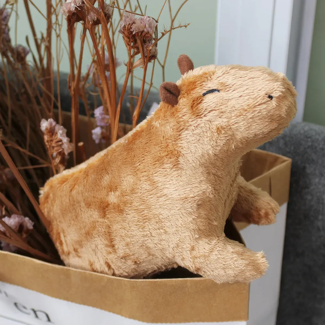 Adorable 18cm Capybara Plush Toy - Perfect Christmas Gift for Kids!