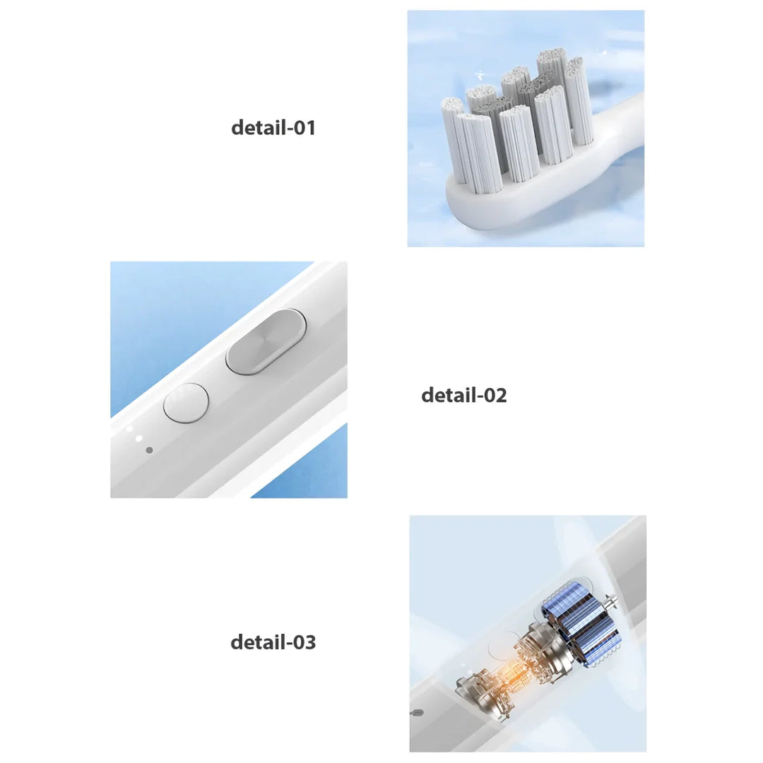 Smart Electric Toothbrush with 5 Cleaning Modes