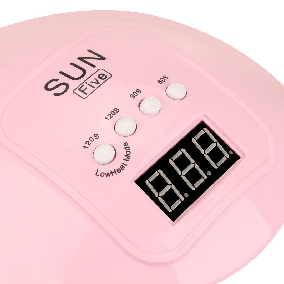 48W LED/UV Manicure Four Speed Non Black Nail Polish Light Curing Machine with LED Display