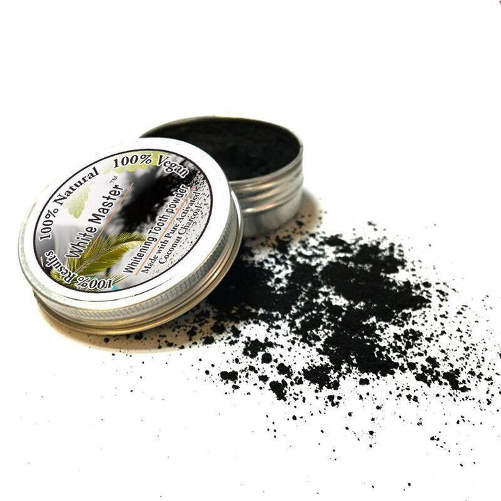 10g  White Maste Activated Carbon Coconut Shell To Tartar Smoke Stain Teeth Whitening Powder