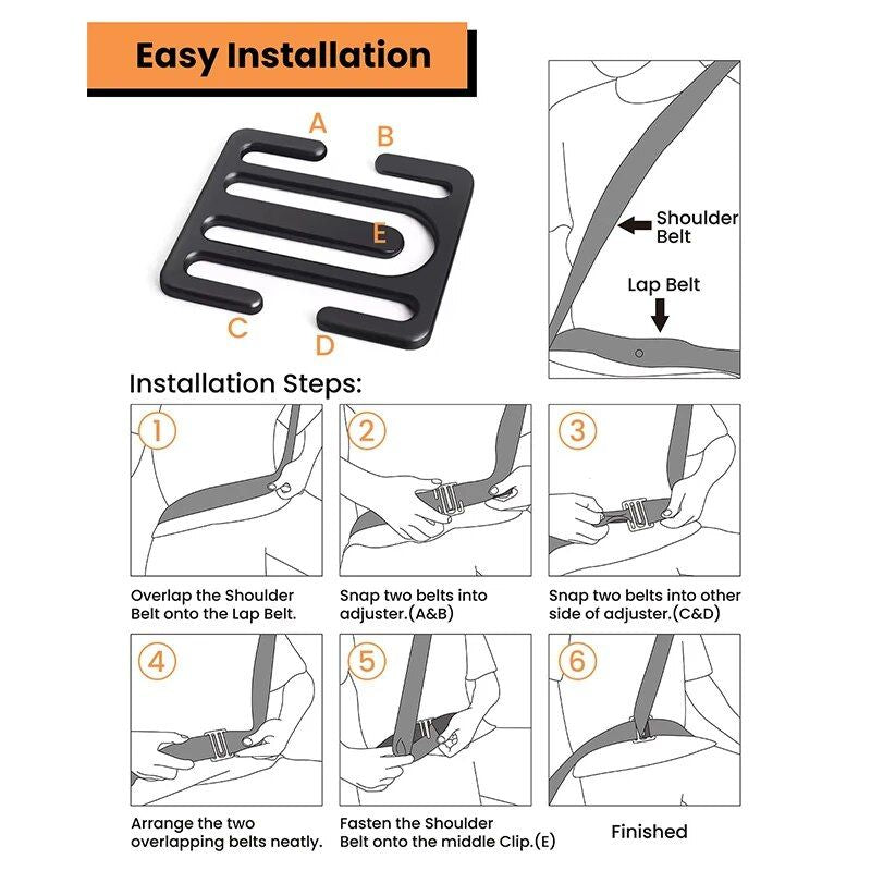 Kid's Comfort Safety Seat Belt Positioner