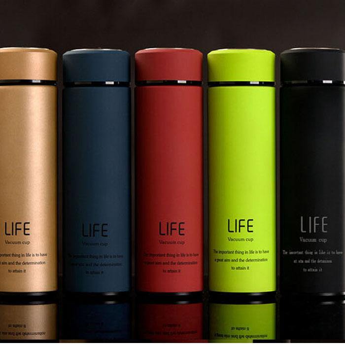 500ml Fashional Stainless Steel Travel Mug Thermos Vacuum Flask Cup Bottle Gift