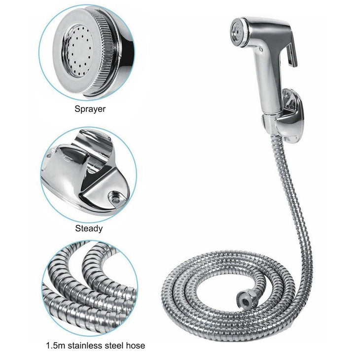 3Pcs Portable Bidet Shower Enema Water Nozzle 3 Styles Head Douche Colon Vaginal Health Clean Kit