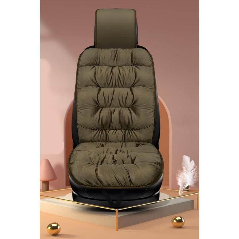 All-Season Plush Fleece Car Seat Cushion