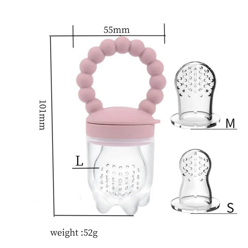 Silicone Baby Pacifier Feeder for Teething & Feeding