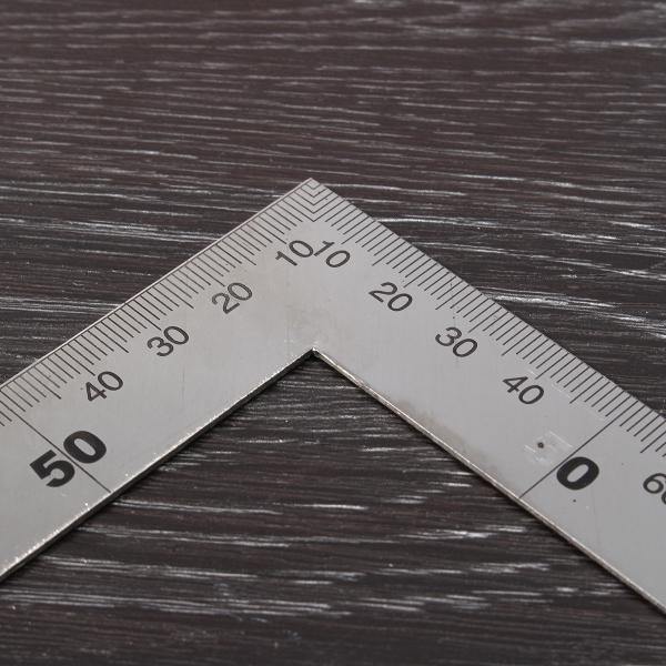 150 x 300mm Metric Square Ruler Stainless Steel 90 Degree Angle Corner Ruler