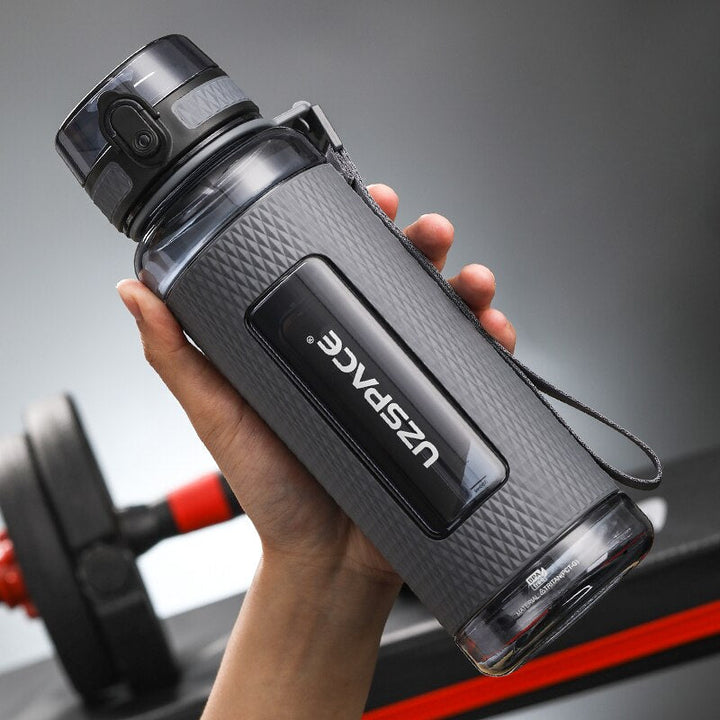 Leak-Proof Portable Sports Water Bottle with Wide Mouth & Tea Infuser