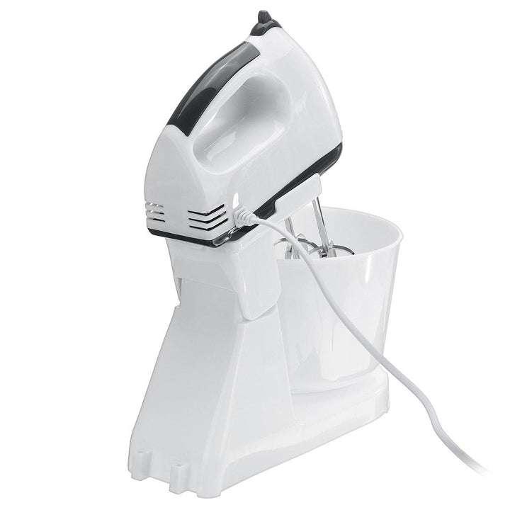 100W Kitchen Electric Hand Mixer with 7 Speeds and Turbo Mode Whisk with Egg Beater Dough Hook