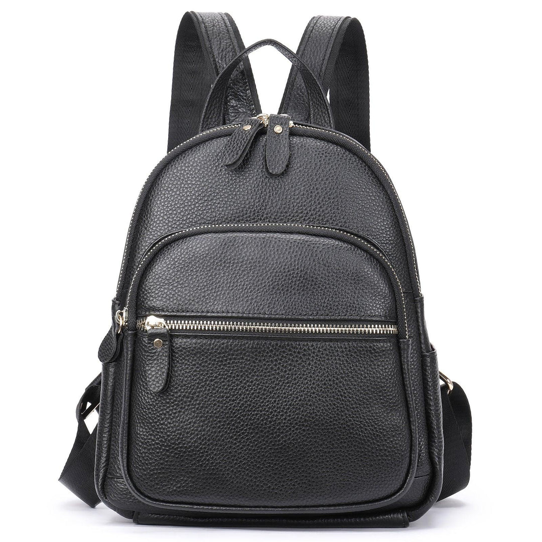 First Layer Cowhide Soft Leather Women's Backpack