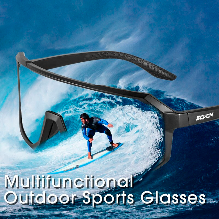 Multi-Sport UV400 Polarized Photochromic Sunglasses - Ultimate Performance Eyewear for Cycling, Running, and Outdoor Adventures