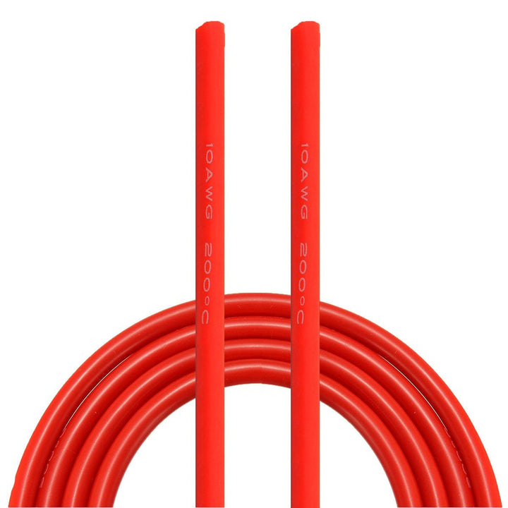 DANIU 5 Meter Red Silicone Wire Cable 10/12/14/16/18/20/22AWG Flexible Cable