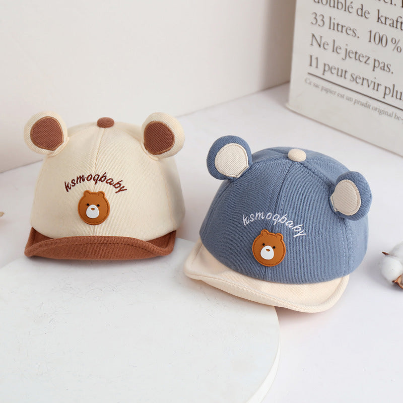 Adorable Bear Ear Baby Baseball Cap