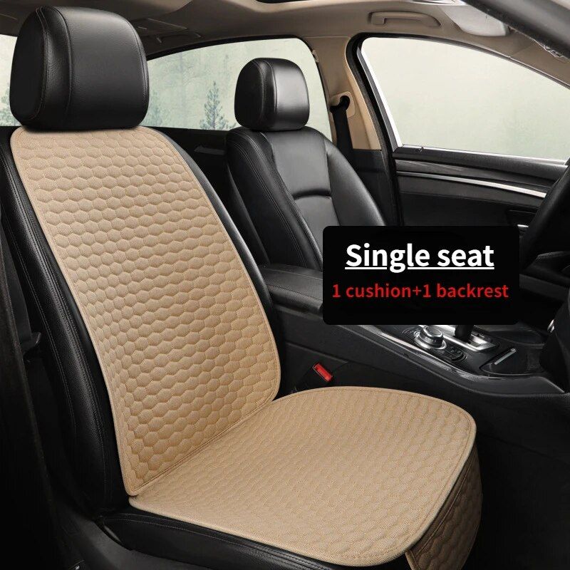 All-Season Universal Linen Car Seat Cover