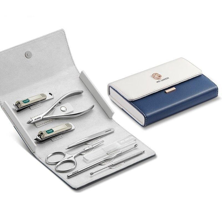 Fashionista's Essential Manicure Set - 8pc Stainless Steel Personal Care Kit