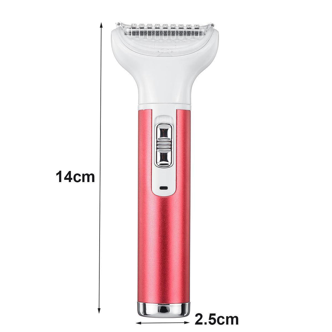 5 In 1 Women Shaver Painless Hair Removal Epilator Shaving Machine Face Beard Eyebrow Nose Trimmer Body Bikini Electric Razor