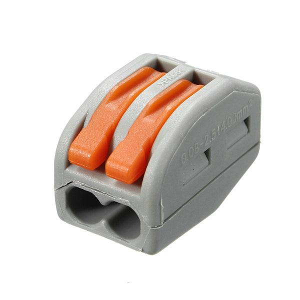 Excellway¬Æ ET25 2/3/5 Pins Spring Terminal Block 5Pcs Electric Cable Wire Connector