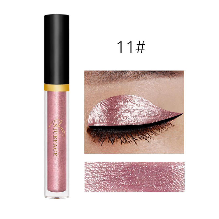 17 Colors Liquid Eye Shadow Diamond Shimmer Glitter Eye Highlighter Makeup Long-Lasting - MRSLM