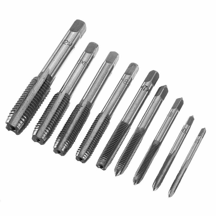 20Pcs M3-M12 Screw Thread Metric Plugs Taps Tap Wrench Die Wrench Set