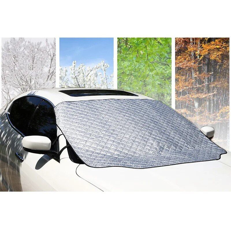 Multipurpose Magnetic Car Windshield Protector ‚Äì Snow, Ice, and Sun Cover