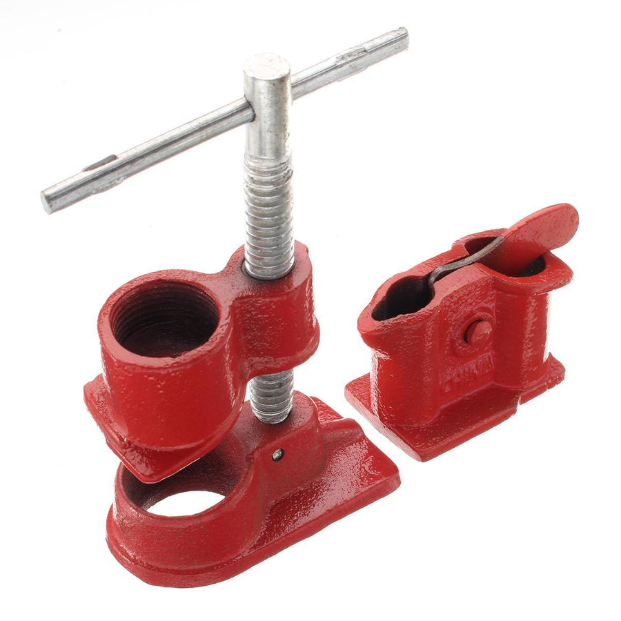 1/2Inch 3/4Inch Wood Gluing Pipe Clamp Set Heavy Duty PRO Woodworking Cast Iron - MRSLM