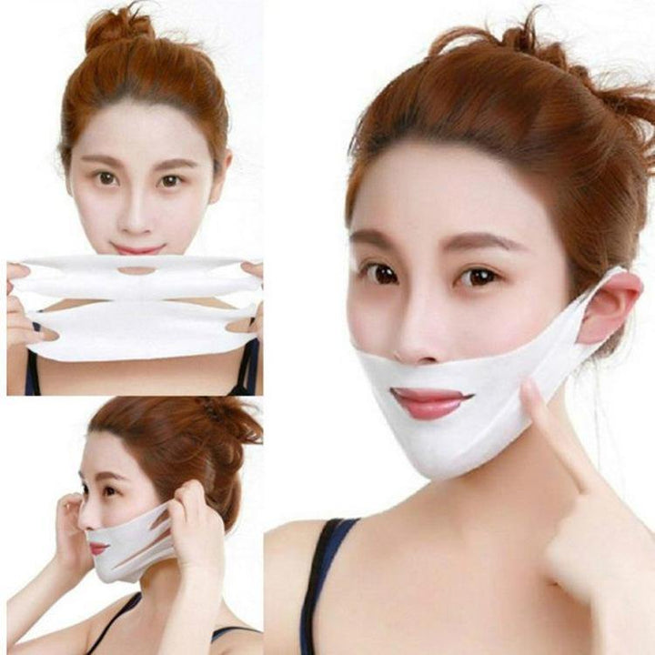 V-Shaped Face Mask Firming Face-Lifting Ear Mask Moisturizing Anti-Wrinkle Mask