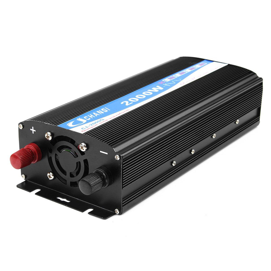 2000W Pure Sine Wave Inverter LED Power Invert 12V DC To 220V AC Power-bank