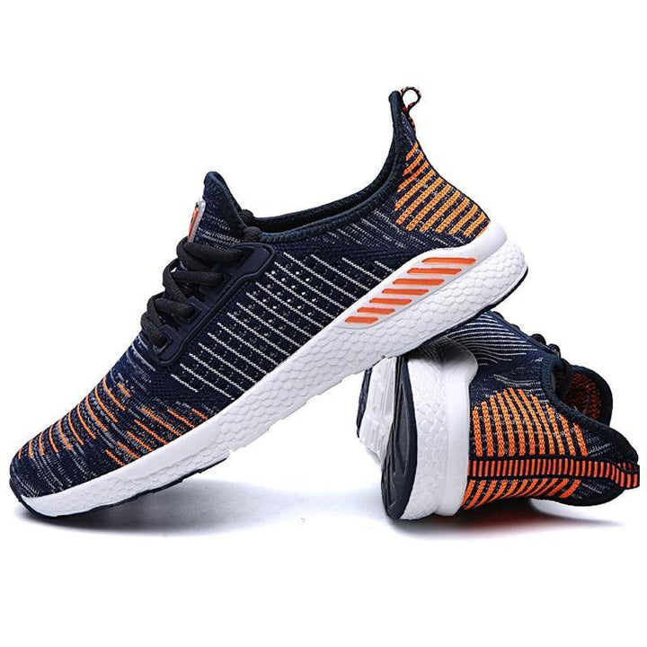 TENGOO Fly-A Men Sneakers Ultralight Soft Breathable Bouncy Shock Absorption Running Sneakers Sports Shoes