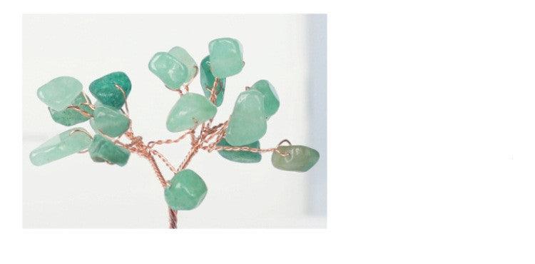 Natural Crystal Tree Ornaments Office Decoration