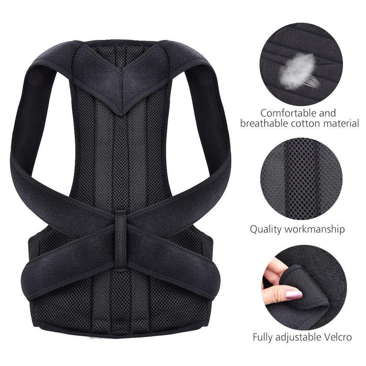 Fiber Strip Correction Back Kyphosis Correction Belt For Men And Women