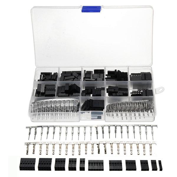 Excellway TC10 620pcs Wire Jumper Pin Header Connector Housing Kit For Dupont and Crimp Pins