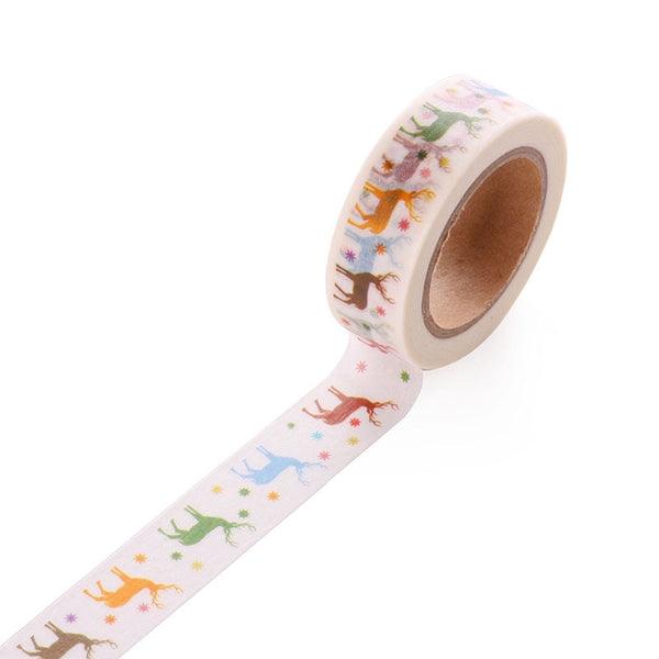 Creative Christmas Tree Santa Claus Tape Decorative Adhesive Washi Tape Masking Sticker DIY Tools