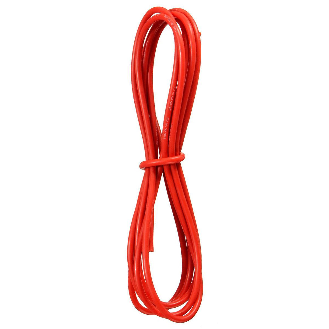 DANIU 2 Meter Red Silicone Wire Cable 10/12/14/16/18/20/22AWG Flexible Cable