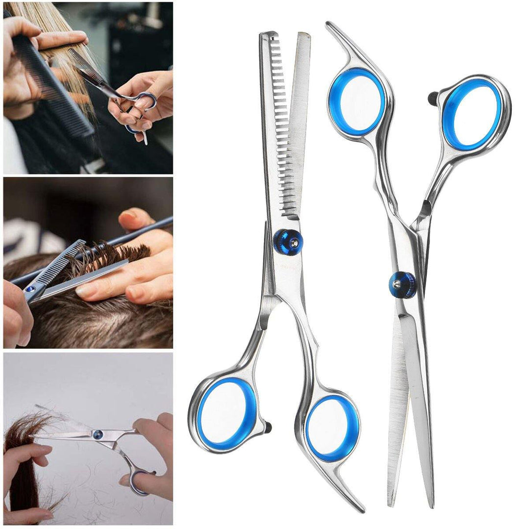 4/7/8/9/10Pcs Professional Hairdressing Scissors Set Hair Cut Thinning Shears Comb Hairpins