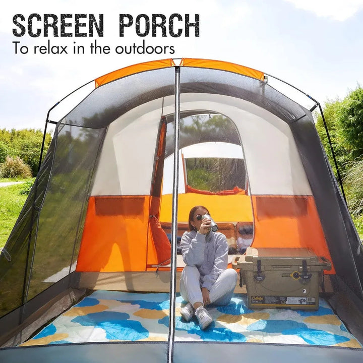 Spacious 6-Person Camping Tent