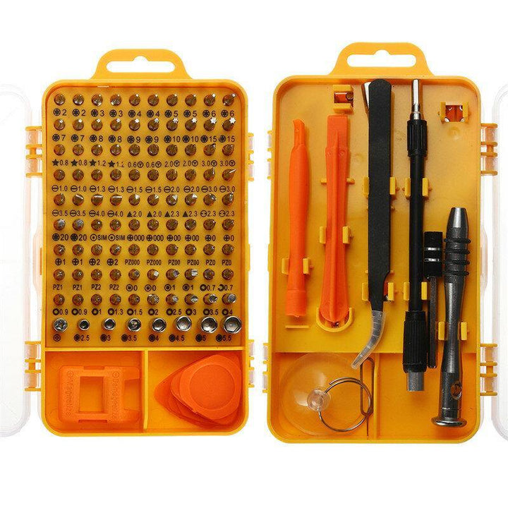 115 in 1 Magnetic Precision Screwdriver Set Watch Mobile Phone Repair Tool Kits - MRSLM