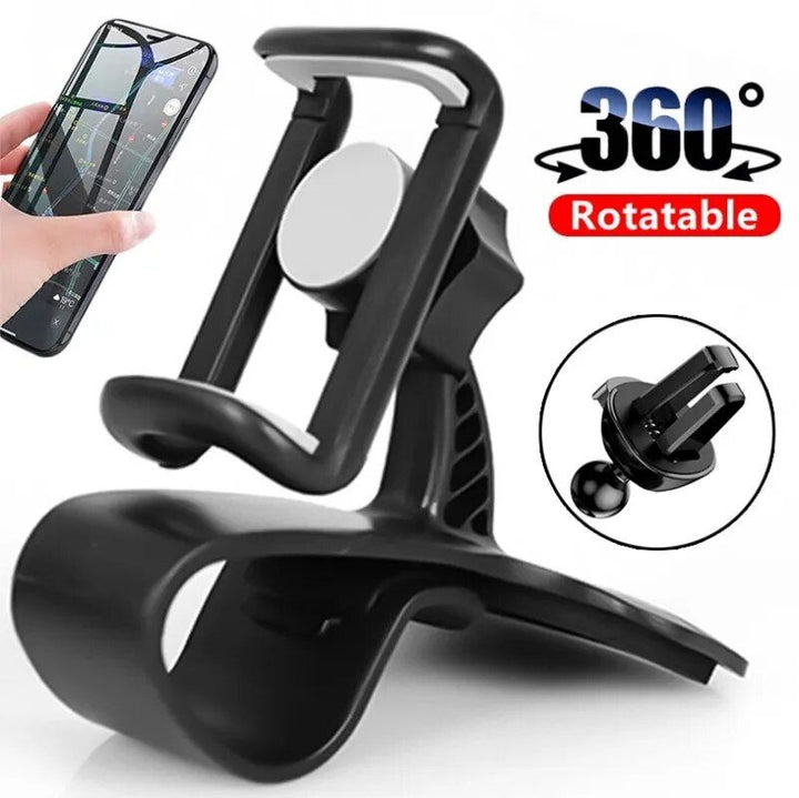 360¬∞ Rotatable Dashboard Car Phone Holder - Universal Fit for Smartphones