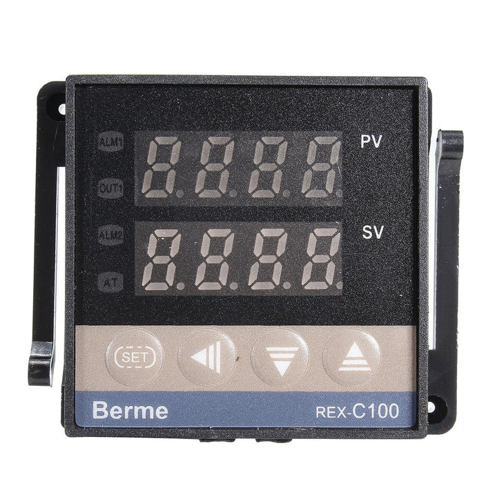 110-240V 0~1300‚ÑÉ REX-C100 Digital PID Temperature Controller Kit Alarm Function With Probe Relay