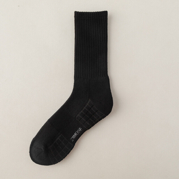 Velvet Mid-Tube Men's Cotton Socks