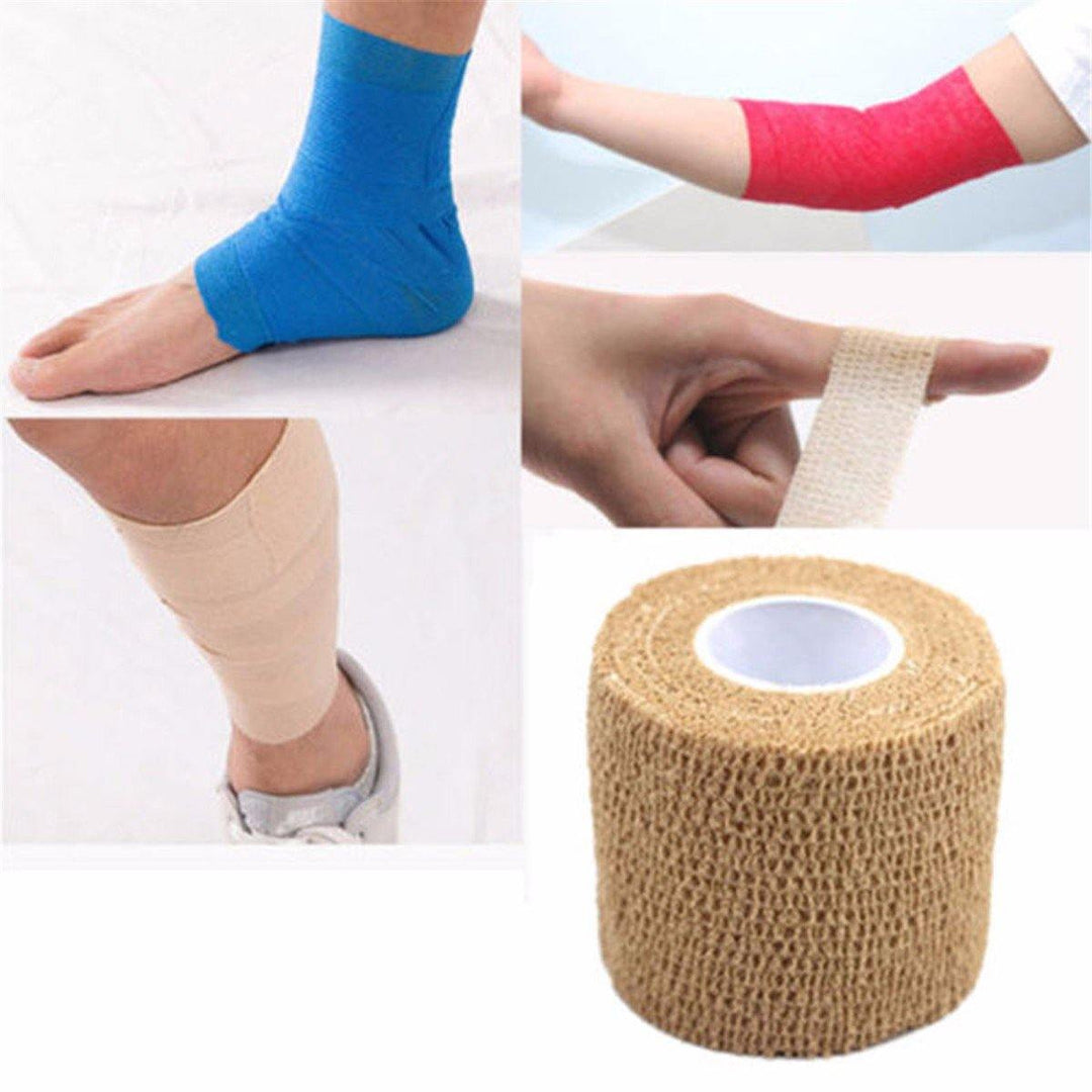 450x5cm Waterproof First Aid Self-Adhesive Elastic Bandage Muscle Care Gauze Tape