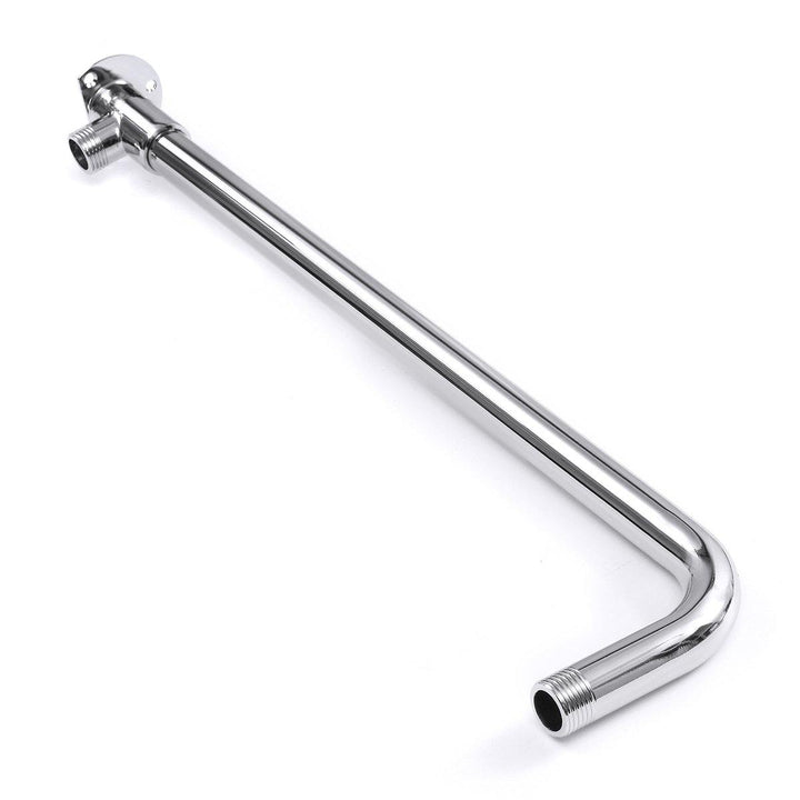 475mm Long Shower Arm Bottom Entry Wall Mounted Shower Head Extension With Copper Base