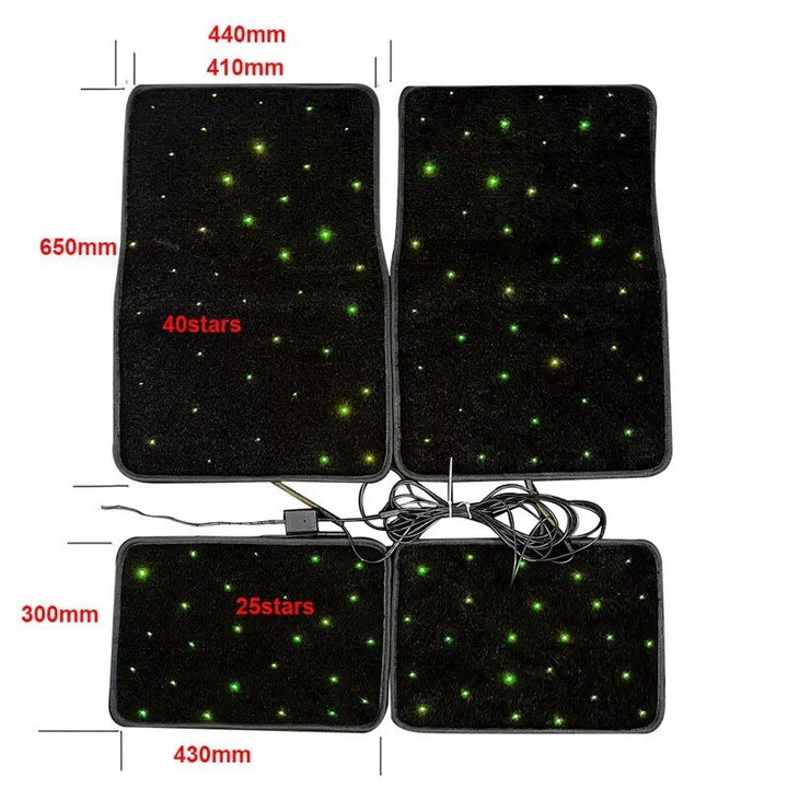 Starlight Fiber Optic Car Mat Light Kit