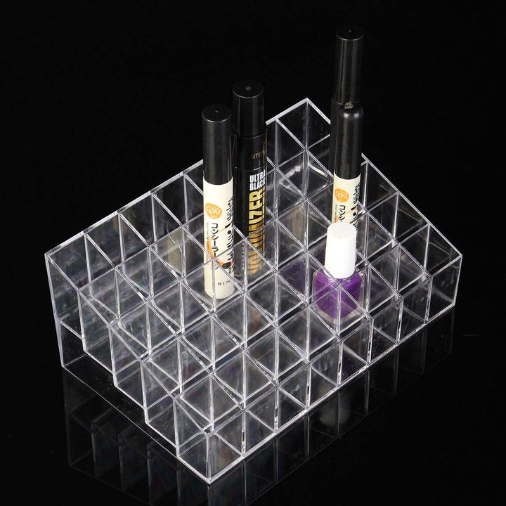 40 Clear Acrylic Lipstick Holder Stand Display Cosmetic Makeup Case Acrylic Cosmetic Organizer