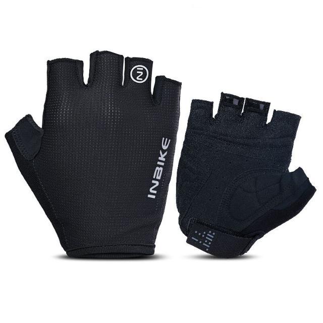 Shockproof Gel Pad Half Finger Cycling Gloves