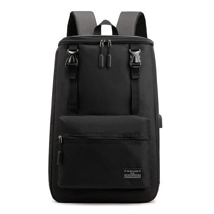 17 inch Laptop Bag with USB Charging Port  Shoulder Bag Classic Business Outdoor Stylish Backpack Travel Storage Bag