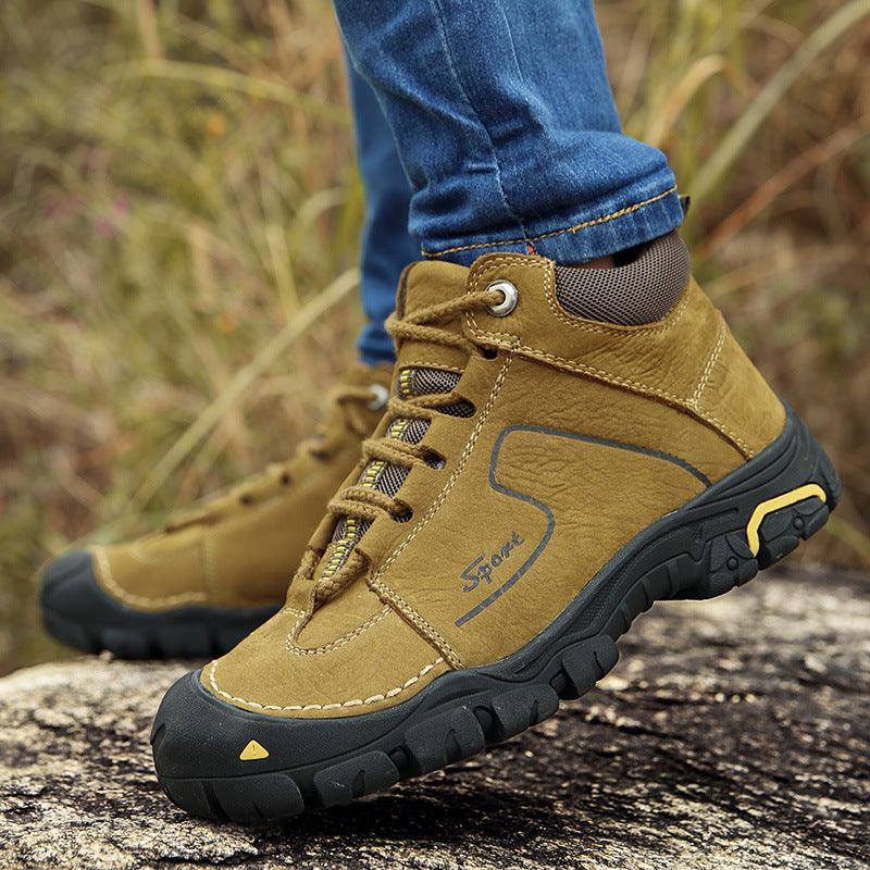 Men's Winter Plus Size Plus Velvet Warm Outdoor Shoes